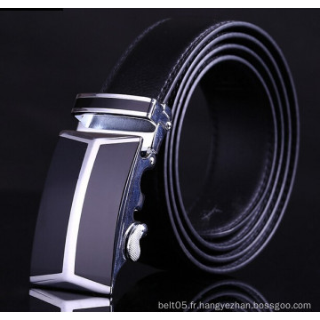 La ceinture de ceinture en cuir pour homme en cuir véritable